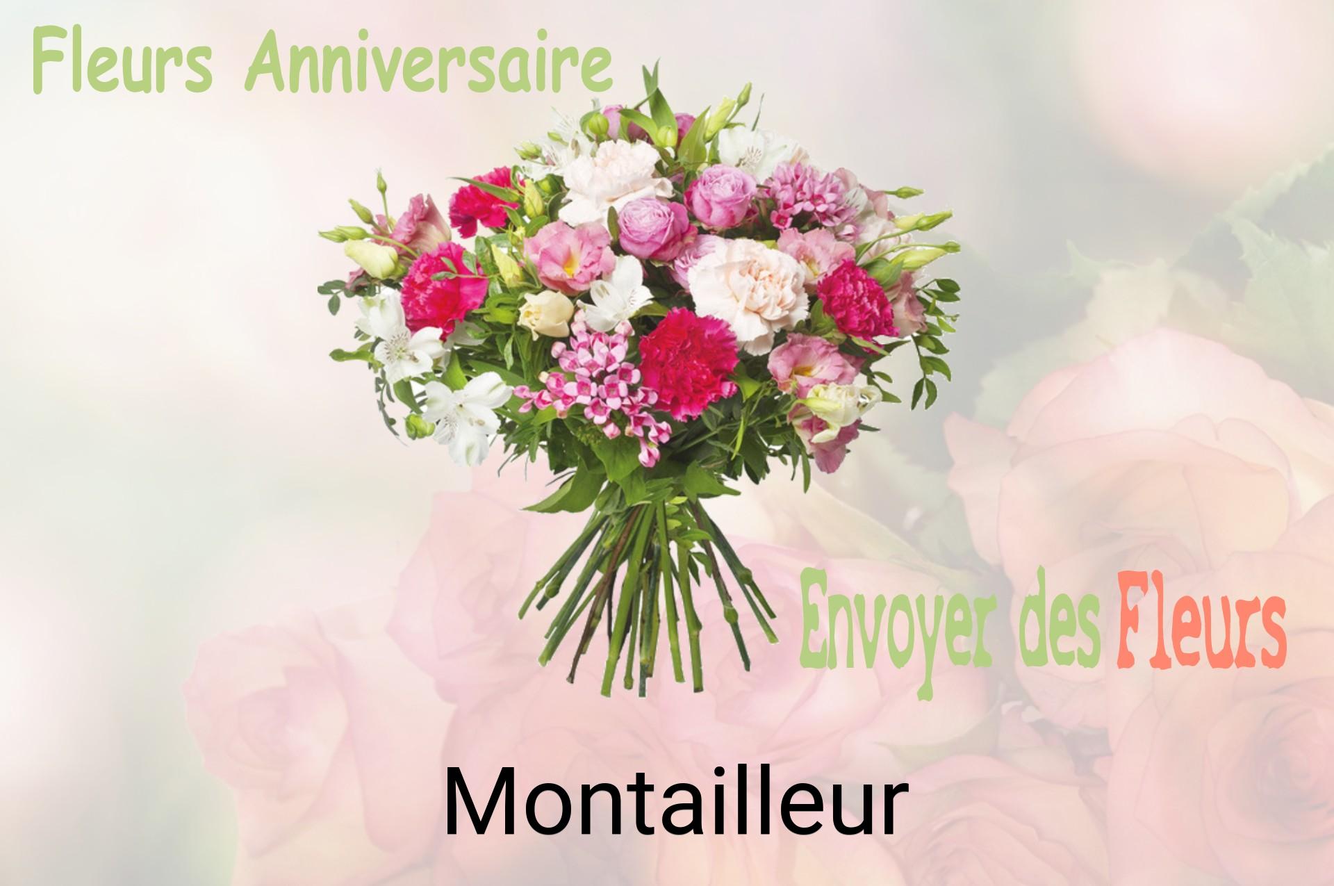 Bouquet de fleurs d’anniversaire livré à Montailleur